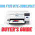 Epson EcoTank ET-2720 for Dye-Sublimation Printing